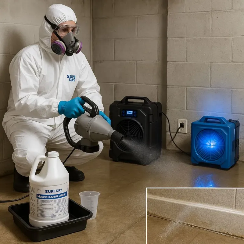 Sanitization and Odor Removal process in Rocky Point, NY